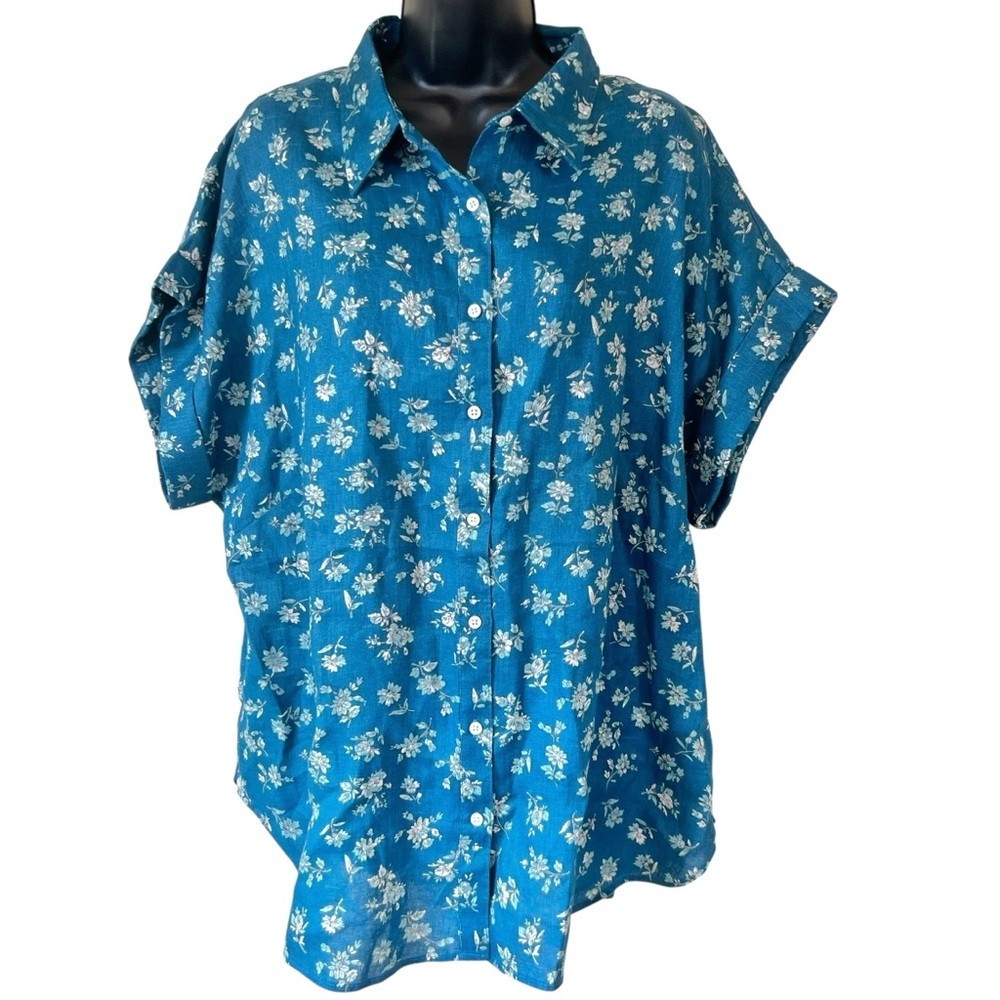 Lauren Ralph Lauren Relaxed Fit Floral Short-Sleeve Shirt